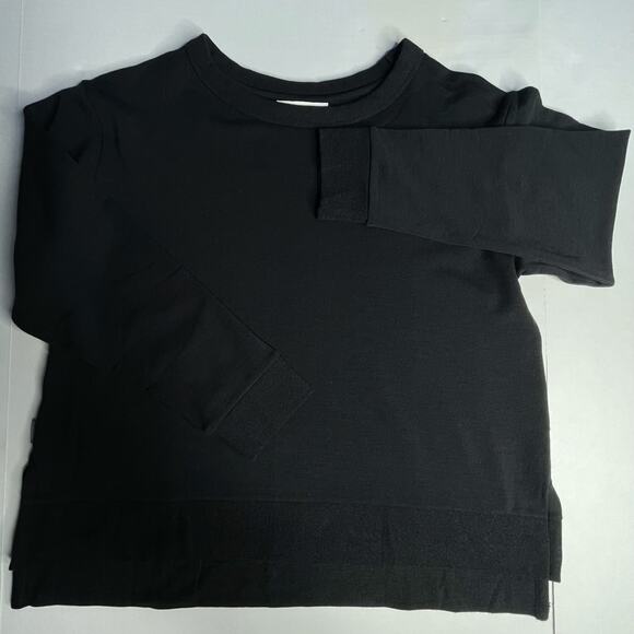 Icebreaker womens Dalston Merino Crewneck Sweatshirt size Small Black New - Picture 7 of 12